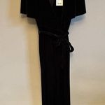 Alex Marie NWT  Women's Black Beth Velvet Jumper Wedding Mom Dress Size 16 Photo 10