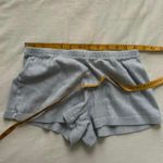 Brandy Melville Baby blue  ribbed pointelle pajama shorts Photo 6
