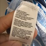 Rafaella 🎄Ella  Blue and White Striped Top Photo 3