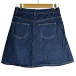 Noisy May Dark Denim Button Front Skirt Size Medium Festival Boho Photo 2