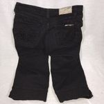 Fared Size 3 Black Faded Jean Butt Lifter Bermuda. New With Tags Photo 2