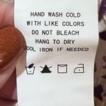 MELLODAY Floral Print Ruffle Short Sleeve Smocked Blouse in Ivy Purple Size 2X Photo 15