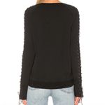 Pam & Gela Lace-Up Sweatshirt Photo 2