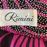 Vintage Rimini pink purple black silver metallic dots dress Made in USA Size undefined Photo 8