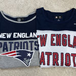 NFL Set of 2 Team Apparel New England Patriots Jersey Raglan Top Size S Photo 0