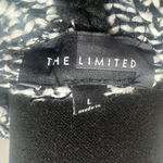 The Limited Black and White Open Sweater Size Large Photo 3