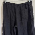CP Shades  Black Linen Wide Leg Pants Size Large Photo 7