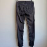 Burberry Bayswater Skinny Zipper Ankle Gray Casual Pants Cotton Twill Size 25 W Photo 4