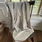 Anthropologie Clara Camo Wrap Scarf Grey 53” sq Photo 1