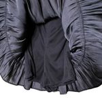 Vietnamese Mini Dress Off Shoulder Tiered Ruffle Long Sleeve Señorita Black Size XS Photo 11