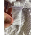 LuLaRoe Women Size Large Open Front Cardigan Pockets Purple White Teacher Spring Photo 9