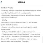 Old Navy  High-Waisted Slouchy Straight White Cut-Off Jean Shorts Size 20 Photo 6