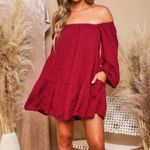 Peach Love California ‎Off Shoulder Mini Dress Photo 1