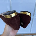 Charlotte Olympia brown suede Taurus Bull flats 35.1/2 Photo 7