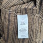 Talbots NWT!  Classic Burnt Olive Pucker Knit Short Puff-Sleeve Top Size XL Photo 4