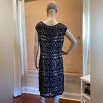 Connected Apparel  pullover black and cream dress. Size 16 Photo 3