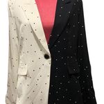 OVI unique Color block polka dot blazer size L Photo 1