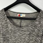 Free People Beach Nani Marled Knit Sweater XS Heather Gray Rolled Sleeve Slouchy Photo 6