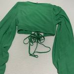 Princess Polly longsleeve wrap crop top Photo 3