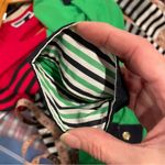 Jones New York Cute fighting Irish green blue rugby style 3/4 sleeve lightweight top cotton Photo 10