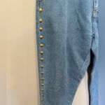 Moschino  COUTURE Light Wash‎ Nailhead Studded Jeans Size 8 Photo 2
