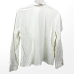 90s NARA CARMICIE Vintage White Pin Tuck Mandarin Collar Button Up Size L Photo 1