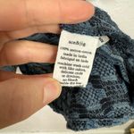 Ace & Jig  Blue Patchwork Lagenlook Long Sleeve Mini Dress Womens XS Boho Swing Photo 5