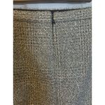 Alex Marie Samantha Tinsel Mini Skirt Size 12 Silver Metallic Zipper Sparkle Photo 4