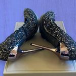 BCBGMAXAZRIA New Never Worn BCBG MAXAZRIA Heel - Peacock - BLK/Royal Blue Suede - Size 6.5 Photo 5