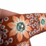 Free People Jenny Krauss Embroidered Belt wool, size small nwt Orange Photo 1