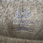 Fruit of the Loom Vintage  Charcoal Gray Cotton Crewneck Sweatshirt Size Small Photo 2