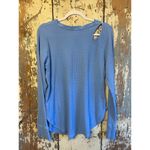 Offline by Aerie Women’s blue waffle knit long sleeve shirt size XL Photo 3