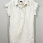 Vineyard Vines Margo Seastitch Double Gauze Shirt Dress White NWT Photo 0