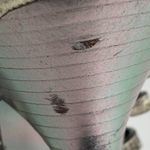 Tory Burch Strappy Peep Toe Heels Size 6.5 Animal Print Buckles Designer Shoes Photo 8