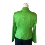 Jules & Leopold NWT  Vibrant Green Double-Breasted Blazer Embellished Button M Photo 5