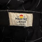 Marine layer  Allison Pant In Black Windowpane Plaid Size M Photo 3