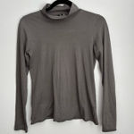 Anthropologie  Maeve Top Women Cotton Mock Neck Ribbed Pullover Size XS  Photo 0