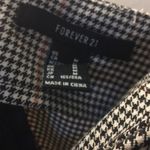 NWT  forever21 houndstooth black cream brown dress medium m Photo 2