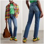 💕MOTHER SUPERIOR💕 The Hiker Skimp Jeans ~ Dream Team Button Fly 31 NWT Blue Photo 3