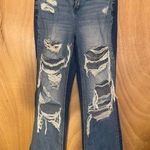 VERVET BY FLYING MONKEY Blue Boyfriend Jeans Distressed Size 24 Photo 0