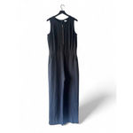 CAbi Black Zip Front Sleeveless Jumpsuit Size 12 Photo 2