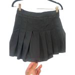 J. Galt  Womens Black Preppy Academia Tennis Pleated Mini Skirt Medium Tenniscore Photo 2