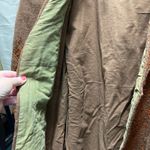 Vintage Western boho handmade size L embroidered wool midi coat. Sash tie. Tan Size L Photo 6