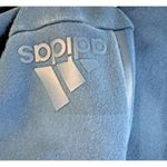 Adidas Jacket Large Teal Blue With Logo Full Zip Hoodie RN#88387 CA#40312 Flaws Photo 5