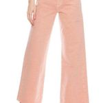 SLVRLAKE Grace Ankle Cropped Dusty Pink Women’s Flare Wide Leg Jeans Size 24 Photo 0