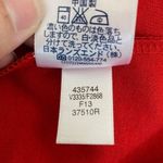 Lands' End Dress Womens Large Red Jersey Faux Wrap Graphic Print Career Office Photo 9