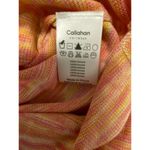 Callahan Knitwear Women's Large Knit Dress Orange Pink Relaxed Knee Length NWOT Photo 4