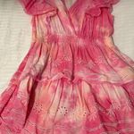 Francesca's Francesca’s Tie Dye Pink Dress  Photo 0