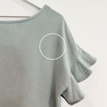 Anthropologie Saturday Sunday Odette Cotton Drop Waist Ruffle Sleeve Dress Large Photo 10