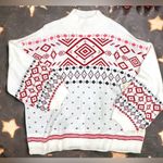 st. john's bay  Womens O size  Mock Neck Long Sleeve Ivory Sweater New Knit Top NWT Photo 5